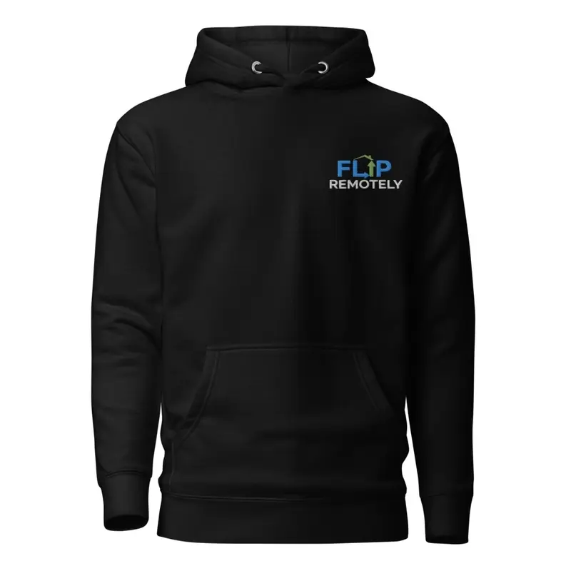 Flip Remotely Black Hoodie