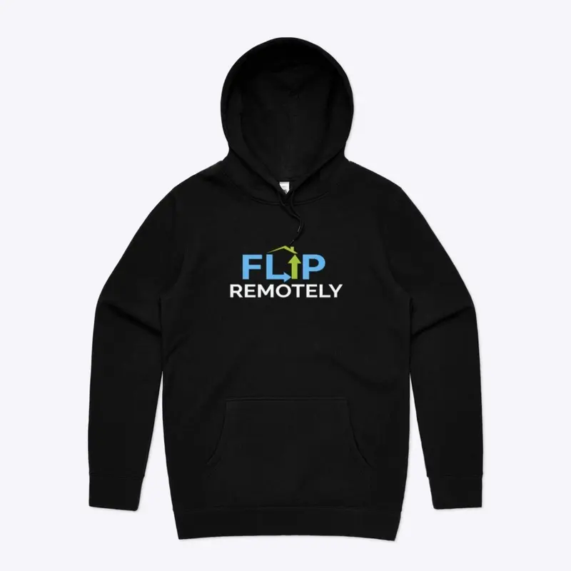 Flip Remotely Womens Black Hoodie